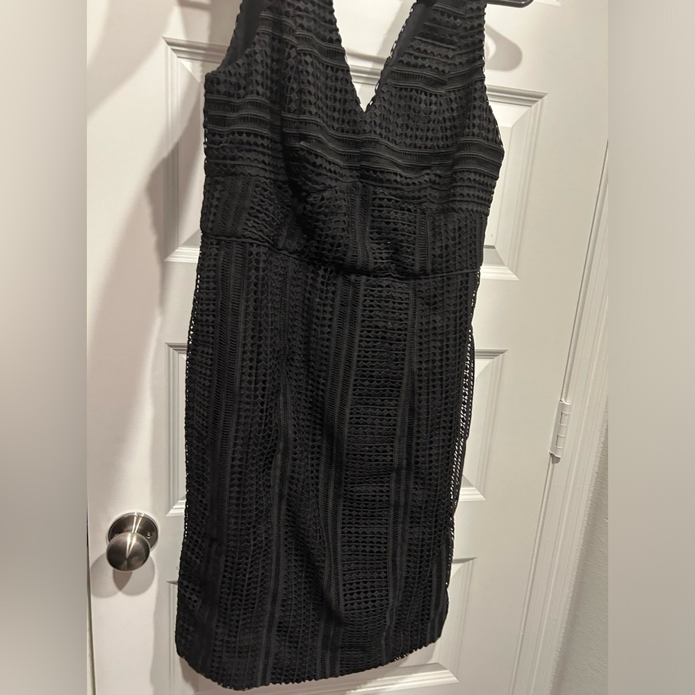 Anthropology black dress